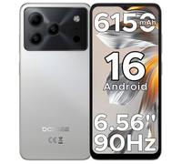 DOOGEE Note56 Android 16 Smartphone Pas Cher, 6150mAh Telephone Portable 6.56""HD+ 90Hz 24Go+64Go/TF 2To, Débloqué 4G OTG,PLAIN