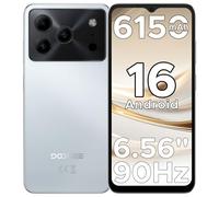 DOOGEE Note56 Android 16 Smartphone Pas Cher, 6150mAh Telephone Portable Écran 6.56" HD+/90Hz 24Go+64Go/TF 2To, 8MP+5MP, Débloqué 4G Dual SIM, Octa Core, Face ID/OTG