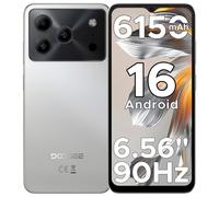 DOOGEE Note56 Android 16 Smartphone Pas Cher, 6150mAh Telephone Portable Écran 6.56" HD+/90Hz 24Go+64Go/TF 2To, 8MP+5MP, Débloqué 4G Dual SIM, Octa Core, Face ID/OTG