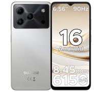 DOOGEE Note56 Android 16 Smartphone Pas Cher, Telephone Portable 6150mAh Écran 6.56" HD+/90Hz 24Go+64Go/TF 2To, 8MP+5MP Telephone, Débloqué 4G Dual SIM, Octa Core, Face ID/OTG