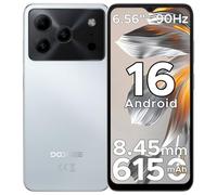 DOOGEE Note56 Android 16 Smartphone Pas Cher, Telephone Portable 6150mAh Écran 6.56" HD+/90Hz 24Go+64Go/TF 2To, 8MP+5MP Telephone, Débloqué 4G Dual SIM, Octa Core, Face ID/OTG
