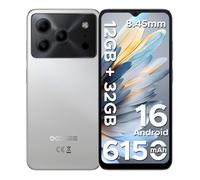 DOOGEE Note56 Lite Telephone Portable Android 16 Smartphone 6.56”90Hz Écran 6150mAh Octa-Core 12Go + 32Go 8MP Caméra Face ID