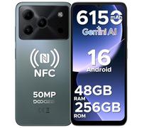 DOOGEE NOTE56 Plus Android 16 Smartphone Pas Cher, 48Go+256Go/2TB, Telephone Portable, 50MP+8MP,Smartphone Octa Core 6.56" HD+ 90Hz, 6150mAh, Débloqué 4G Dual SIM, Fingerprint/Face ID/NFC/OTG, Vert