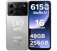 DOOGEE NOTE56 Plus Android 16 Smartphone pas Cher, 50MP+8MP, Telephone Portable, 48Go+256Go/2TB,Smartphone Octa Core 6.56" HD+ 90Hz, 6150mAh, Débloqué 4G Dual SIM, Fingerprint/Face ID/NFC/OTG, Naturel