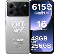 DOOGEE NOTE56 Plus Telephone Portable Android 16 48Go+256Go 6.56" 4G Dual SIM/NFC Blanc