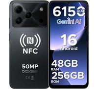 DOOGEE NOTE56 Plus Telephone Portable Android 16 48Go+256Go 6.56" 4G Dual SIM/NFC Noir Noir