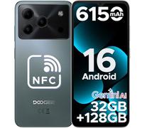 DOOGEE Note56 Pro Android 16 Telephone Portable, 6150mAh 32Go+128Go Smartphone Pas Cher13MP+8MP Écran 6.56" HD+/90Hz, TF 2To Débloqué 4G Dual SIM, Octa Core, Face ID/OTG
