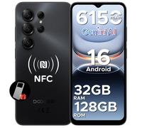DOOGEE Note56 X Pro Android 16 Smartphone Écran 6.56"" HD+ 90Hz, Telephone Portable 32 Go+128 Go,NFC/Widevine L1, Débloqué - Noir