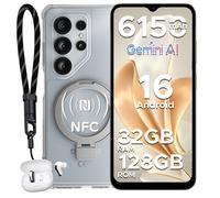 DOOGEE Note56X Pro Android 16 Smartphone Pas Cher, 6150mAh Telephone Portable Écran 6.56"" HD, 32Go+128Go/TF 2To, 13MP-Naturelle