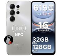 DOOGEE Note56X Pro Android 16 Smartphone Pas Cher, 6150mAh Telephone Portable Écran 6.56" HD+90Hz 32Go+128Go/TF 2To, 8MP+13MP, UNISOC T7225,Dual SIM, Octa Core, Face ID/Fingerprint/NFC/3.5mm,Naturelle