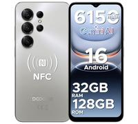 DOOGEE Note56X Pro Android 16 Smartphone Pas Cher, 6150mAh Telephone Portable Écran 6.56" HD+90Hz 32Go+128Go/TF 2To, 8MP+13MP, UNISOC T7225,Dual SIM, Octa Core, Face ID/Fingerprint/NFC/3.5mm,Naturelle