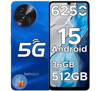 DOOGEE Note59 Pro+ 5G Smartphone Android 15 - 36GB RAM+512GB,120Hz, 6250mAh, UNISOC T8200, 50MP 4K,, NFC, Widevine L1-Blue