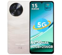 DOOGEE Note59 Pro Smartphone 5G sans Forfait - Batterie 6250mAh, 256Go, RAM 32Go, Écran 6.75” 120Hz, Android 15, Caméra 16MP, NFC, Double SIM, Débloqué, Face ID