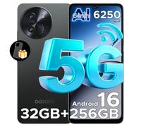 DOOGEE Note59Pro Android16 5G Smartphone, 32 Go RAM+256 Go ROM/TF 2TB, Batterie 6250mAh, 120Hz+6.75" HD+, UNISOC T8200 Telephone Portable, Caméra 16MP 4K, NFC/Dual SIM/Face ID/Widevine L1/WiFi
