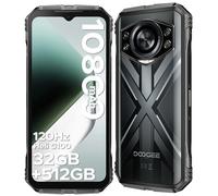 DOOGEE S Cyber Pro téléphone robuste 6.6 ''FHD + 120Hz IPS 32GB(12 +20) 512GB 10800mAh grande batterie 50MP AI caméra principale NFC Smartphone 12 Go 512 Go Argent