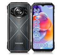 Telephone Portable Incassable DOOGEE SCYBER 6.58 pouce 20Go+256Go,Android 14 grand batterie 10800mAh 4G WIFI phone Robuste - Argent
