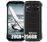 DOOGEE S100 (2023), Helio G99 20GB + 256GB, Batteria 10800mAh, Rugged 4G Téléphones Portables Débloqués, 108MP (Infrarossi 20MP)+ 16MP + 32MP Smartphones, Android 12 6,58 pollici, NFC Noir