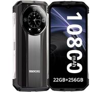 DOOGEE S110 Rugged 4G Téléphones Portables Débloqués, Helio G99 22GB + 256GB, 10800mAh/66W, 50MP (Infrarossi 24MP)+ 16MP + 32MP Smartphones, Smartphone Pas Cher,Écran Arrière 1,32'' Argent