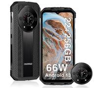 DOOGEE S110 Telephone Portable Incassable, 22GB+256GB (TF 2TB), 6,58" FHD+ 120Hz, Android 13 Smartphone Incassable, 10800mAh Batterie 66W, 50MP Caméra, Helio G99, OTG/GPS/NFC/ IP68/ IP69K