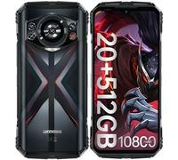 DOOGEE S118 Telephone Portable Incassable 2024, 20Go + 512Go Smartphone Incassable Helio G99 Android 14, 10800mAh/33W, 120GHz 6.58" FHD+, 50MP+12MP Version Nuit Antichoc, IP68/ IP69K/ 4G Dual SIM/NFC