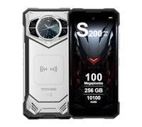 DOOGEE S200 5G Smartphone Incassable 2024, Android 14, 32Go RAM+256Go ROM, 10100mAh, Écran 6.72" FHD+ 120Hz, 100MP Caméra, Octa Core, 5G Dual SIM Téléphone Incassable, GPS, NFC, Argent