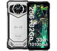 DOOGEE S200 - Smartphone Robuste 5G - 10100mAh - 32Go+256Go - 100MP - 6.72""FHD+ 120Hz - Android 14 - Double SIM/NFC/GPS - Argent