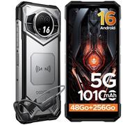 DOOGEE S200 telephone portable avec Casque conduction osseuse, Écran 6.72"" 120Hz, Smartphone 5G Android 16, 10100mAh/33W - Argent
