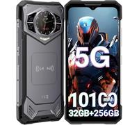 DOOGEE S200 Telephone Portable Incassable 5G Android 14, 32 Go RAM + 256 Go/2 to ROM Smartphone Incassable,10100 mAh (33W), 6,72" FHD+ 120Hz, 100 MP + 20 MP, WiFi6/IP68/IP69K/Dual SIM/NFC.