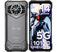 DOOGEE S200 Telephone Portable Incassable 5G Android 14, 32GB+256GB/TF 2TB Smartphone Incassable, 10100 mAh 33W, 6,72" FHD+ 120 Hz, Écran arrière de 1,32", 100MP+20MP+20MP, WiFi6/NFC/GPS