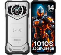 DOOGEE S200 Telephone Portable Incassable 5G Android 14, 32GB+256GB/TF 2TB Smartphone Incassable, Écran arrière de 1,32", 10100 mAh 33W, 6,72" FHD+ 120 Hz, 100MP+20MP+20MP, WiFi6/NFC/GPS