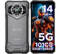 DOOGEE S200 Telephone Portable Incassable 5G Android 14, 32GB+256GB/TF 2TB Smartphone Incassable, Écran arrière de 1,32", 10100 mAh 33W, 6,72" FHD+ 120 Hz, 100MP+20MP+20MP, WiFi6/NFC/GPS