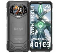 DOOGEE S200 X Telephone Portable Incassable 5G 32GB+512GB/TF 2TB 10100mAh/33W 6.72”+120Hz Smartphone Android 14 WiFi6/NFC/OTG Noir