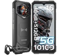 DOOGEE S200 X VIP 5G Smartphone Robuste 48GB+512GB 6,72” 10100mAh Téléphone Portable Incassable avec Écouteurs NFC/WiFi 6/Face ID