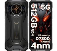 DOOGEE S200PLUS Telephone Portable Incassable 5G Android 15,D7300 4nm CPU,36Go+512Go/2To Smartphone Incassable,Écran arrière de 1,32",10100 mAh,6,72" FHD+120 Hz,100MP+32MP+20MP,WiFi6E/Face ID/NFC/OTG