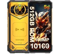 Doogee S200X Smartphone Robuste 32Go + 512Go 10100 mAh 33W Charge Rapide 100MP Caméra 6,72''+1.32"" IP68 Téléphone 5G NFC GPS