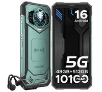 DOOGEE S200X VIP Edition Smartphone incluant Casque Conduction Osseuse, Écran 6.72"" 120Hz, Android 16, 12+512GB, 10100mAh-Vert