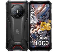 Doogee S300 Plus 5G Smartphone Robuste 6.78"" FHD Écran 48Go(12+36)+1To 11000mAh/120W 200MP Caméra Android 16 NFC GPS - Noir