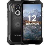 DOOGEE S61 Pro Telephone Portable Incassable,Écran 6,0' Batterie 5180mAh,Smartphone Android, Caméra de Vision Nocturne 20MP,8Go+128Go(SD 512Go),Smartphone Incassable,IP68 / IP69K-Transparent