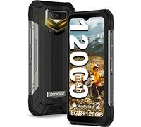 DOOGEE S89 [2022] Téléphone Portable Incassable, 12000mAh Grande Batterie, 48MP Caméra Triple+20MP Vision Nocturne, 6.3" FHD + LED Respiration, 8Go+128Go Helio P90 Android 12 Smartphone Étanche-Noir