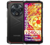 DOOGEE Smartphone Imagerie thermique 256 Go 6.56"" 50MP Caméra IP68 étanche Telephone 10400mAh GPS Double SIM 4G NFC - Noir