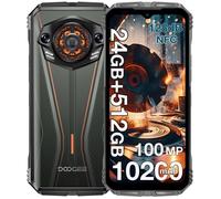 DOOGEE Spunk Pro Smartphone Robuste 512Go 6.6"" 10800mAh 33W 128dB haut-parleur 50MP AI IP68 Téléphone Double SIM 4G NFC GPS -