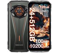 CUBOT KINGKONG ES Téléphone Portable 6.58 24GO 512GO Smartphone Android 14 5100mAh Dual SIM 4G-Noir Noir