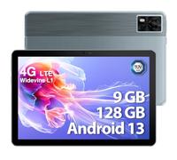 DOOGEE T10E/T10PRO 10.1 Pounes Protection avec Clavier, Noir/Transparent,Fine Folio Protecteur Tablette Housse Étui Multi-Angle Affichage