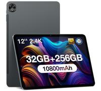 DOOGEE T20 Ultra Tablette Android 13, 12 Pouces, 32GB + 256GB (TF 2TB) Helio G99 Octa-Core Tablette Tactile, 10800mAh, Écran 2.4K, 16MP+8MP, 4G LTE /5G WiFi Tablette Gaming, GMS/GPS/Widevine L1