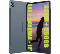 DOOGEE T20 Ultra Tablettes Tactiles(2024), 32GB RAM + 256GB ROM (TF 2TB) Octa-Core, Batterie 1080mAh, TÜV SÜD 12" Pollici 2.4K, Dual 4G LTE/SIM, 16MP + 8MP, Widevine L1/Japan Audio Gris