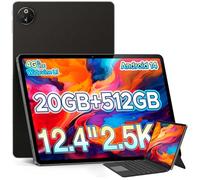 DOOGEE T30 MAX Tablette Android, 12,4 Pouces 20GB+512GB(TF 2TB) Tablette avec Clavier, G99 Octa Core Tablette avec Battetie de 10800mAh/33W, 50MP/4G LTE/Widevine L1, Tablette avec Clavier Docking+Film