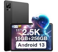 DOOGEE T30 Pro Tablette Android 13, 11 Pouces 2.5K Tablette tactiles, 15+256GB/ 8580mA/20 MP+8MP/Helio G99/Dual 4G LTE+5G WiFi/Widevine L1/Type-C/OTG/GPS