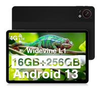 DOOGEE T30S Tablette Android 13, 11 Pouces 2.4K, 16GO RAM + 256GO ROM/TF 1TB, Octa Core+5G WiFi, 13MP+8MP, Widevine L1, Graphique, Noir