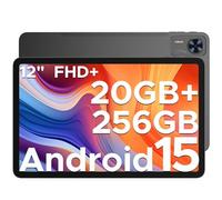 DOOGEE T36 Tablette Android 15, 2025 Tablette 12 Pouces 20 Go + 256 Go / 2 to, Tablette Tactile 8800 mAh avec Carte Sim, Tablette Gaming Octa-Core 90 Hz, WidevineL1/BT 5.0/FaceID/GPS/OTG