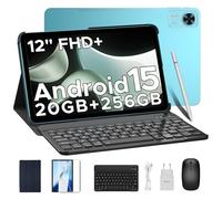 DOOGEE T36 Tablette avec Clavier Android 15, 2025 Tablette 12 Pouces 20 Go + 256 Go / 2 to Tablette avec SIM, Tablette Tactile 8800 mAh, Tablette Gaming Octa-Core avec Stylo/Clavier/Souris/Etui